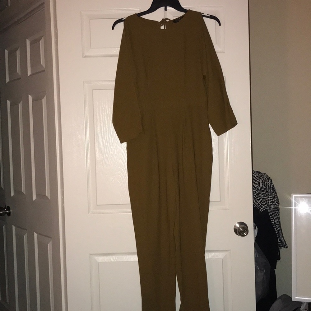 Contemporary Caramel Jumpsuit